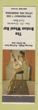 Matchbook Cover - Broken Wheel Bar Little Joe MT pinup