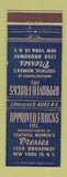 Matchbook Cover - Approved Frocks Women's Dresses New York City WEAR