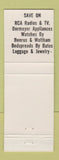 Matchbook Cover - Merchant's Wholesale Association DD Bean