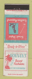 Matchbook Cover - Donnan's Resort Fashions Women's Clothes St Petersburg FL WEAR