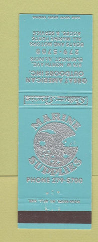 Matchbook Cover - Great American Outdoors Marine Supply Boat Motors Elmhurst IL