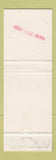Matchbook Cover - Sheridan Marine Gisborne New Zealand Evinrude Boat Motors