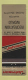 Matchbook Cover - Johnson Boat Motors Recreation World Wiarton ON WEAR