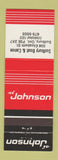 Matchbook Cover - Johnson Boat Motors Sudbury ON