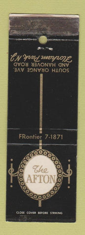 Matchbook Cover - The Afton Florham Park NJ WEAR