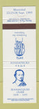 Matchbook Cover - Phillu Quebec Montreal QC 1972 Jean Jacques Oliver