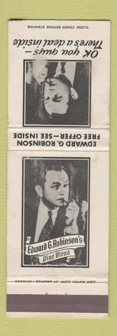 Matchbook Cover - Edward Robinson's Pipe Blend Tobacco Richmond VA WEAR