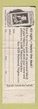 Matchbook Cover - Edward Robinson's Pipe Blend Tobacco Richmond VA WEAR