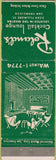 Matchbook Cover - Roland's Bar San Francisco CA Mid Mod
