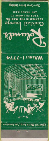 Matchbook Cover - Roland's Bar San Francisco CA Mid Mod