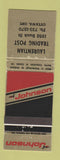 Matchbook Cover - Johnson Boat Motors Ottawa ON WEAR