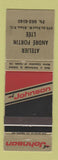 Matchbook Cover - Johnson Boat Motors Atelier Andre Fortin Alma QC