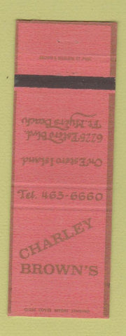 Matchbook Cover - Charley Brown's Fort Myers Beach FL