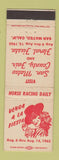 Matchbook Cover - San Mateo County Fair CA Floral Fiesta 1965