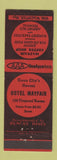 Matchbook Cover - Hotel Mayfair Coffee Shop Sioux City IA