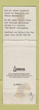 Matchbook Cover - Feuervogel Abend Restaurant Alserbachstr Austria WEAR