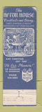 Matchbook Cover - Afton House WORN