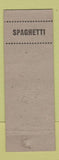 Matchbook Cover - Union Labor Hall Harrisburg PA