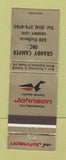 Matchbook Cover - Johnson Boat Motors Granby QC WEAR