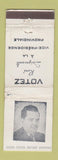 Matchbook Cover - Rene Daigneault Vice Presidence Provinciale QC WORN