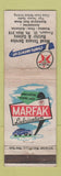 Matchbook Cover - Texaco oil gas Mead Freeport IL WORN