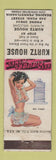 Matchbook Cover - Kurtz House Reading PA pinup WEAR