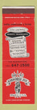 Matchbook Cover - Kingsway Inn Paoli PA
