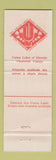 Matchbook Cover - CLC CTC Union Ottawa ON
