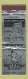Matchbook Cover - White Elephant Restaurant Eastland TX WEAR