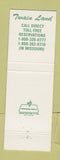 Matchbook Cover - Twain Land Holiday Inn Hannibal MO Mark