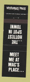 Matchbook Cover - Ross Thomas Book Twilight at Mac's Place 1990