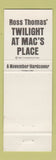 Matchbook Cover - Ross Thomas Book Twilight at Mac's Place 1990