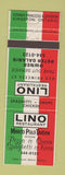 Matchbook Cover - Lino Restaurant Marco Polo Tavern Pizza Kingston ON