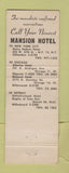 Matchbook Cover - Henry Hudson Hotel New York City WEAR