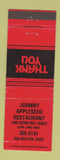 Matchbook Cover - Johnny Appleseed Restaurant bowling Arlington OH