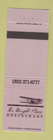 Matchbook Cover - The Wright Place Restaurant
