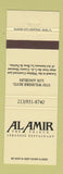 Matchbook Cover - Al Amir Lebanese Restaurant Los Angeles CA