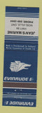 Matchbook Cover - Evinrude Boat Motors Jean's Marine Noelville ON
