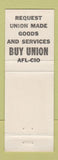 Matchbook Cover - Iowa Federation of Labor AFL CIO Des Moines IA