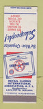 Matchbook Cover - Retail Clerks International Association Lafayette IN