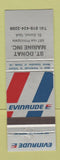Matchbook Cover - Evinrude Boat Motors St Donal QC WEAR