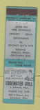 Matchbook Cover - Edgewater Grill Cleveland OH MERCHANTS