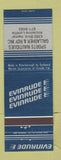 Matchbook Cover - Evinrude Boat Motors Ancienne Lorette QC