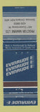 Matchbook Cover - Evinrude Boat Motors Simcoe ON