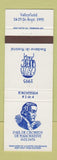 Matchbook Cover Phillu Quebec Valleyfield QC Paul De Chomedy De Miasonneuve 1993