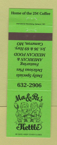 Matchbook Cover - Ma & Pa Kettle Mexican Restaurant Cameron MO