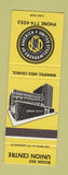 Matchbook Cover - Winnipeg MB Area Council Union Centre Steelworkers