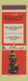 Matchbook Cover - La Central Railroad Mexico Solar God Mayan