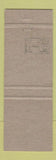 Matchbook Cover - La Central Railroad Mexico Solar God Mayan
