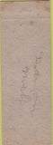 Matchbook Cover - Kirch's Grill Chili NO TOWN